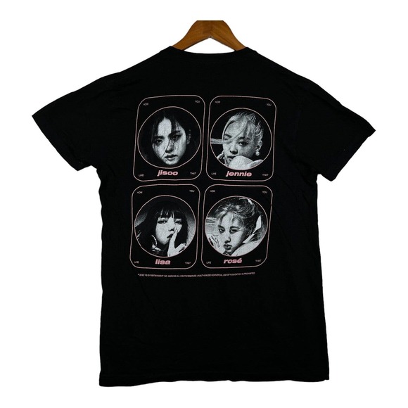 BLACKPINK K Pop Black Korean T Shirt How You Like That Officially Licensed sz M - Picture 2 of 5